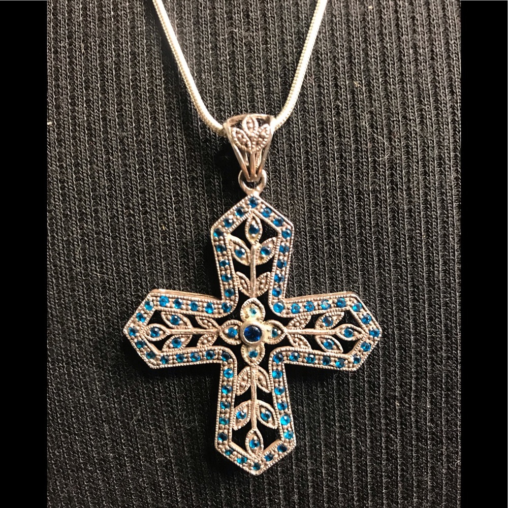 🔆 FLASH!!! Vintage silver gemstone pendant